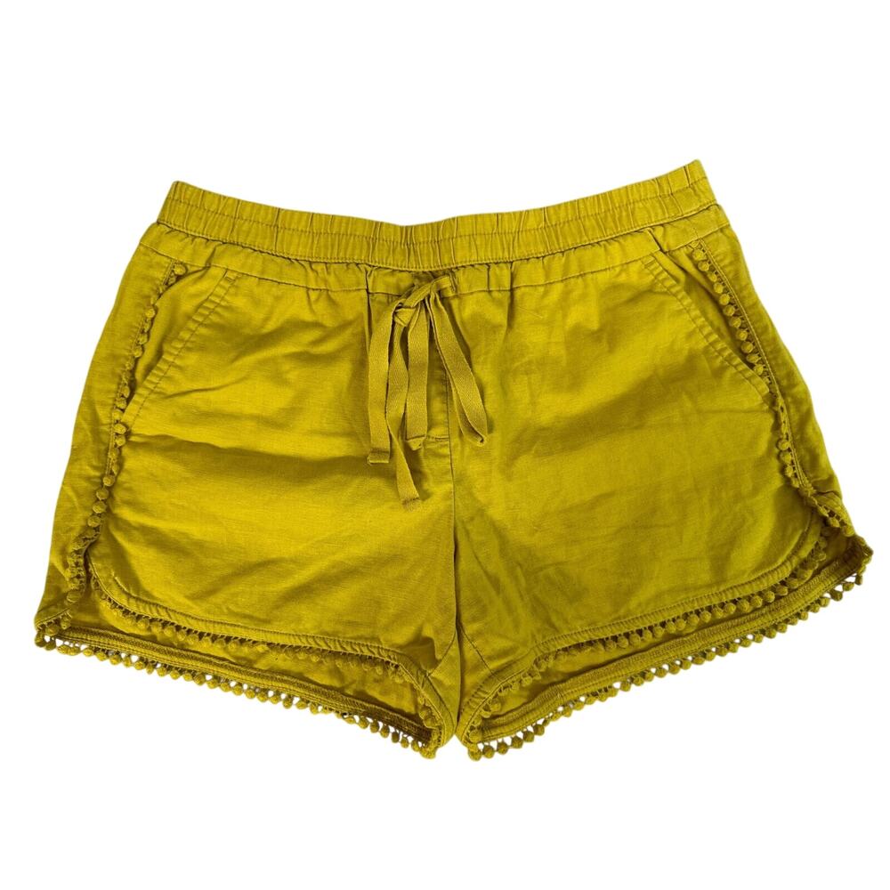 Loft Outlet Womens Running Shorts Mustard Yellow Shorts XS